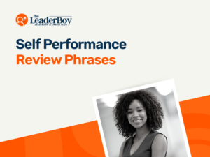 Self Performance Review Phrases