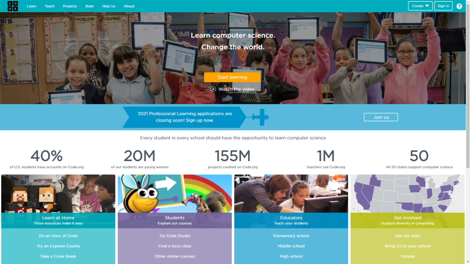 website to learn new skill