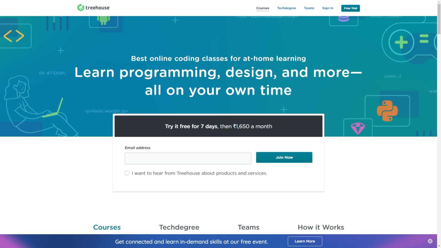 website to learn new skill