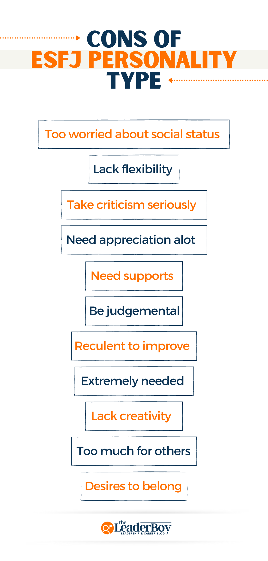 Cons Of ESFJ Personality Type