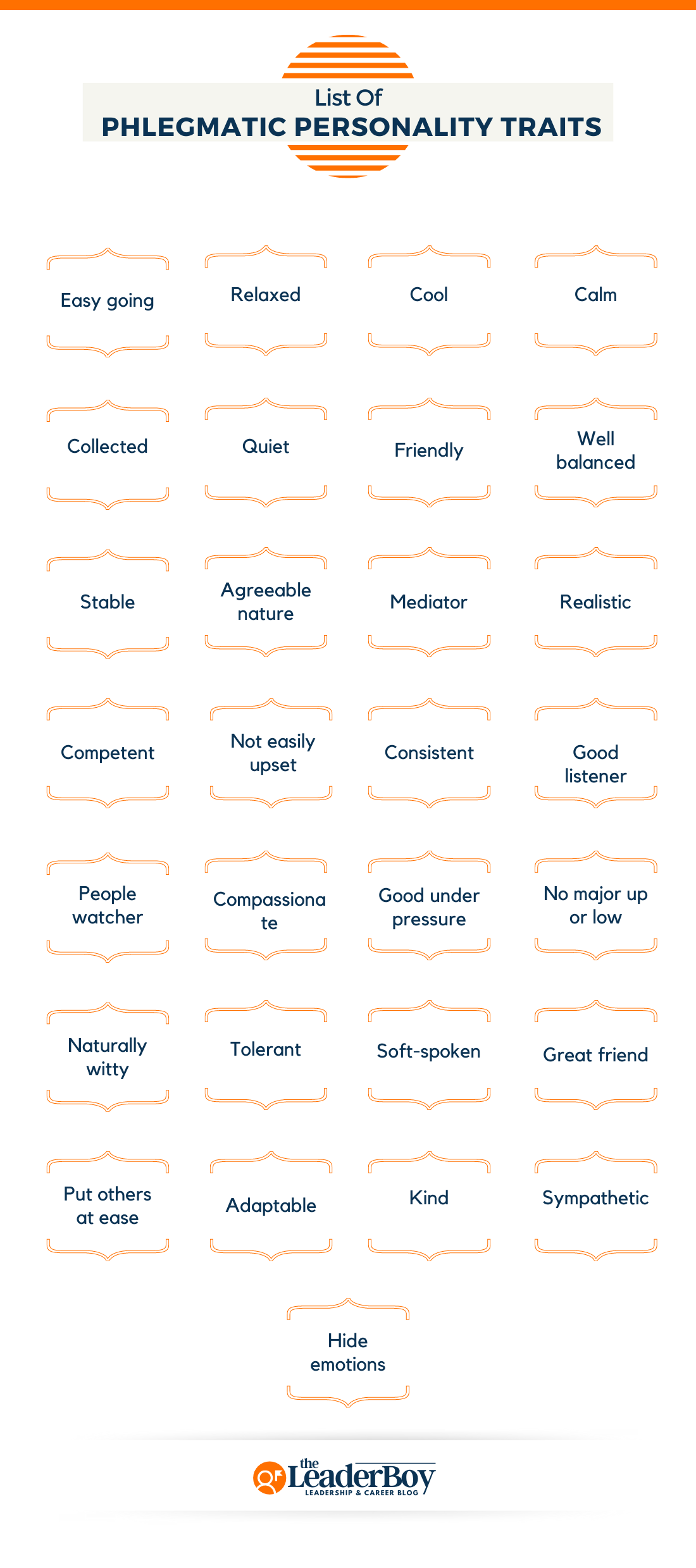 List Of Phlegmatic Personality Traits