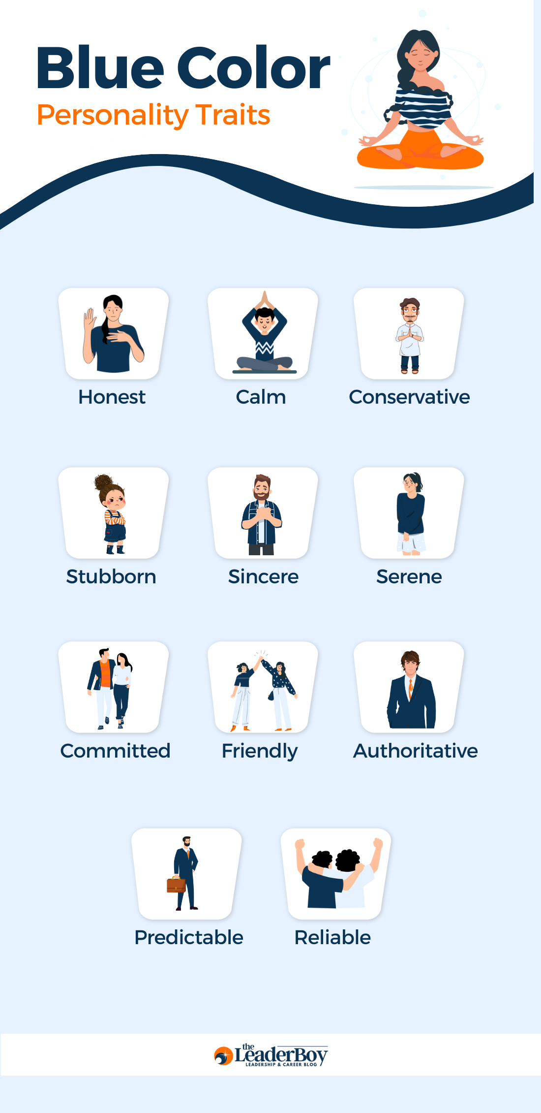 List Of Blue Color Personality Traits Blue Color Personality Traits