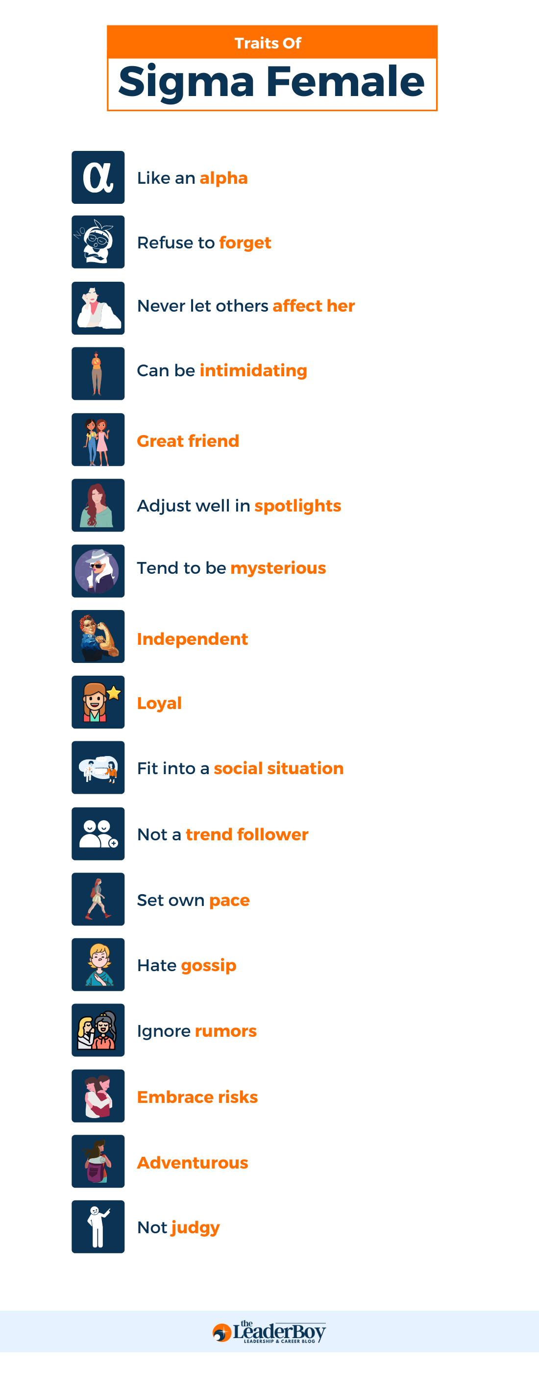 List Of Traits Of Sigma Female