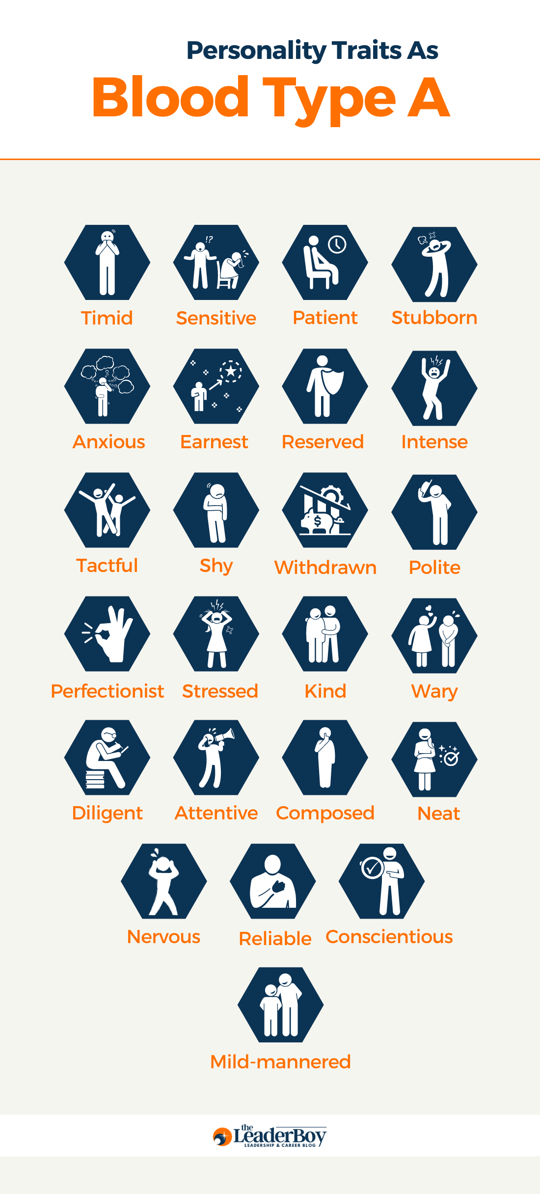 Personality Traits As Blood Type A
