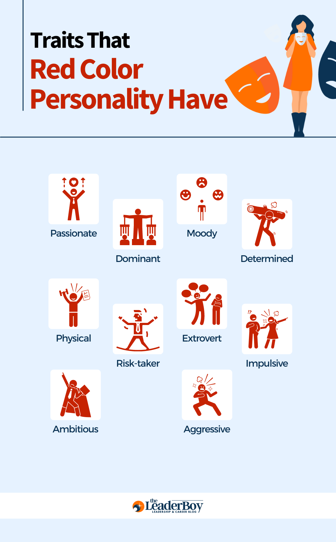 Traits That Red Color Personality Have