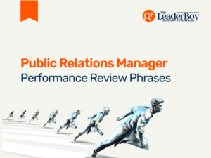 Public Relations Manager Performance Review
