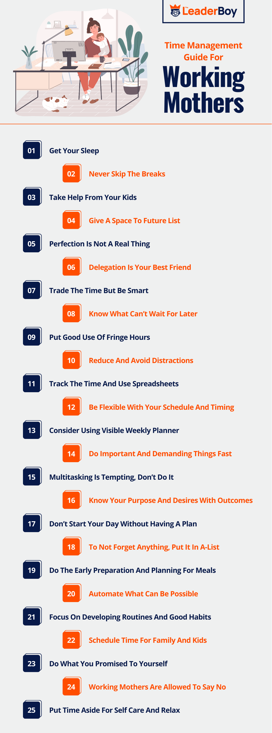 Time Management Guide For Working Mothers Time Management Guide For Working Mothers