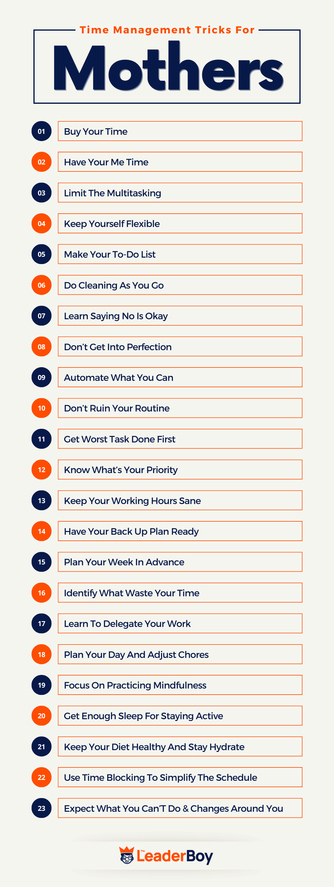 Time Management Tricks For Mothers Time Management Tricks For Mothers