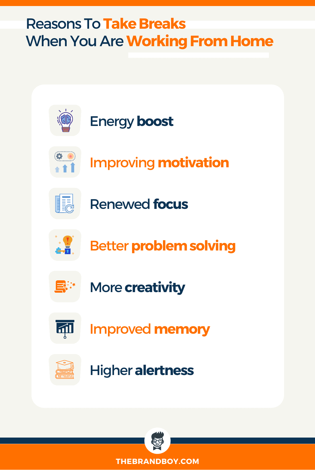 reasons take breaks when working from home