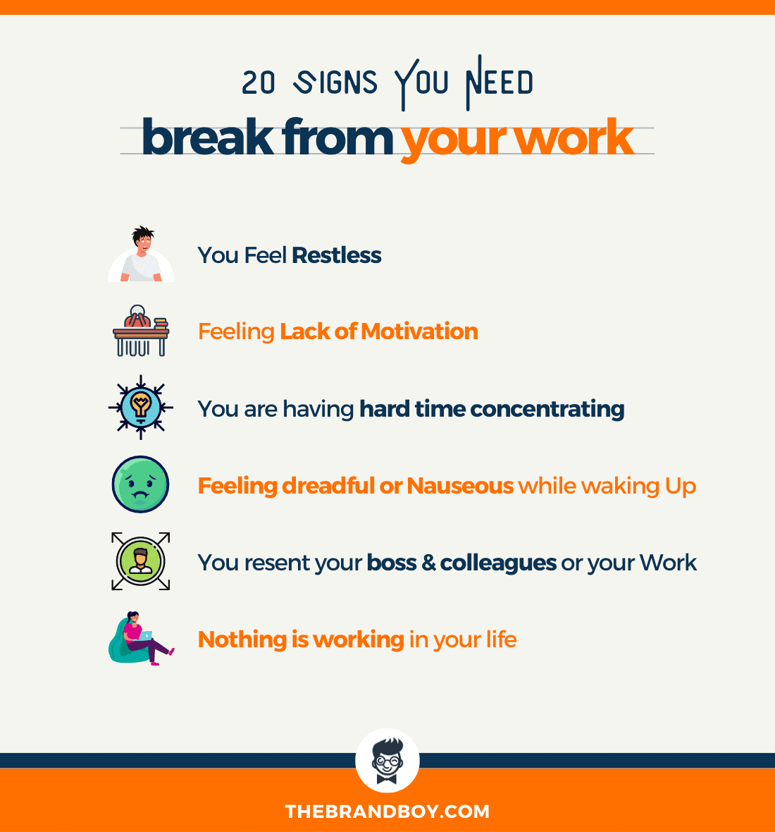 Signs You Need A Break From Work Signs You Need A Break From Work