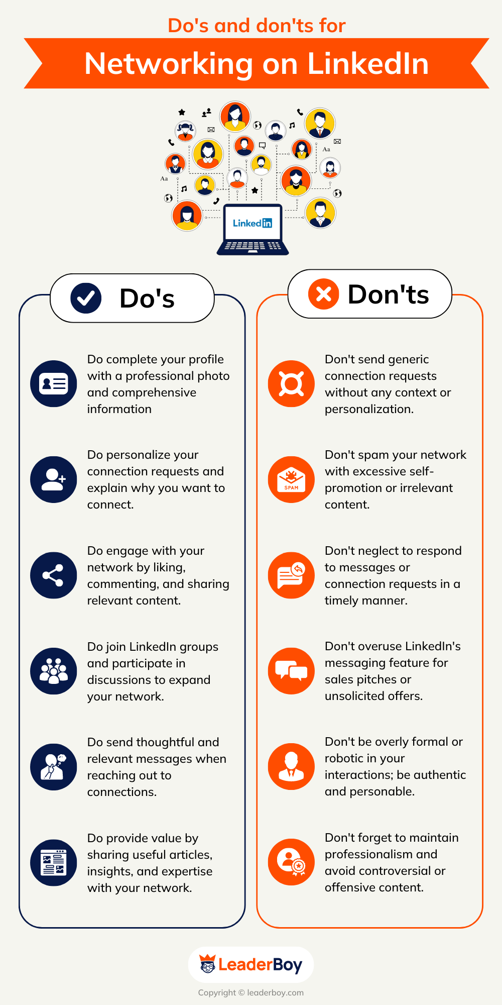 Dos And Donts For Networking On Linkedin