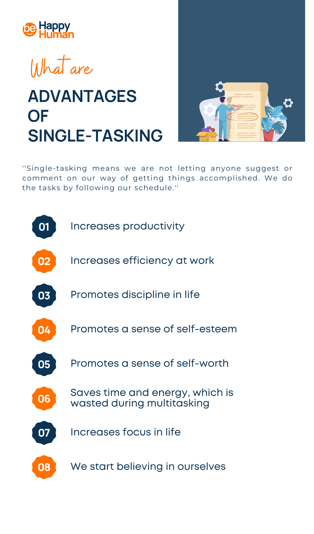 advantages of single tasking