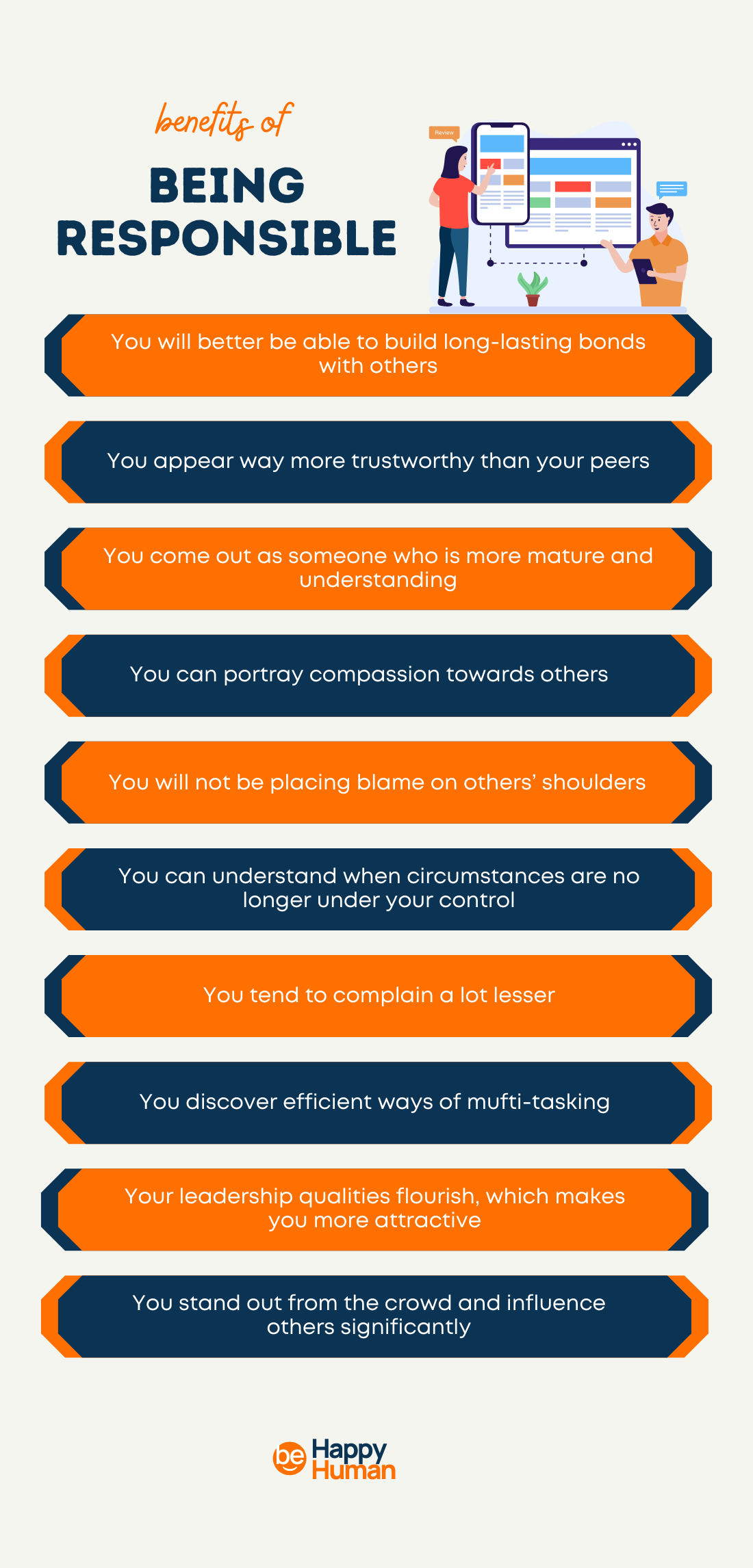 benefits of being responsible