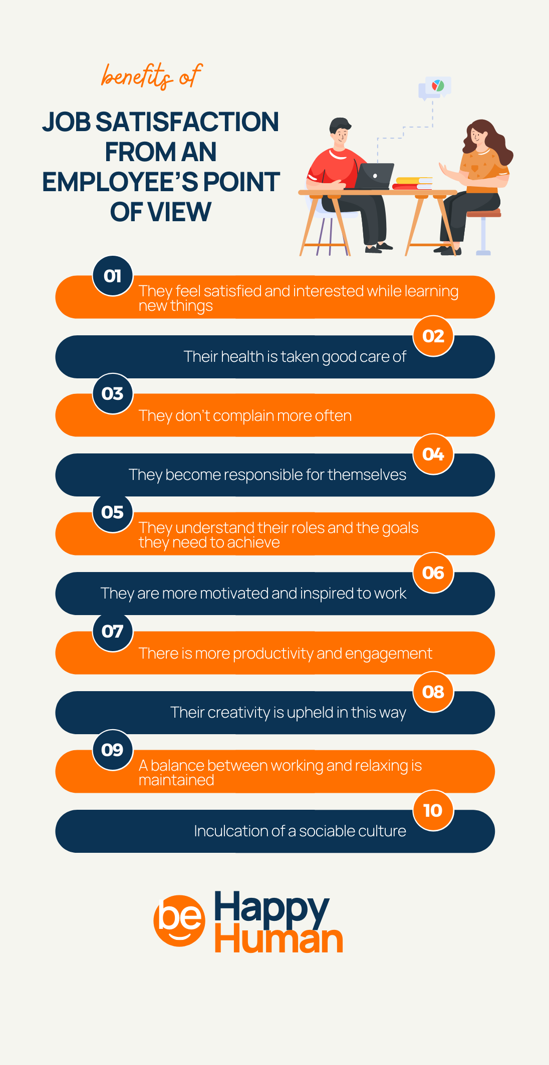 benefits of job satisfaction from employee point of view