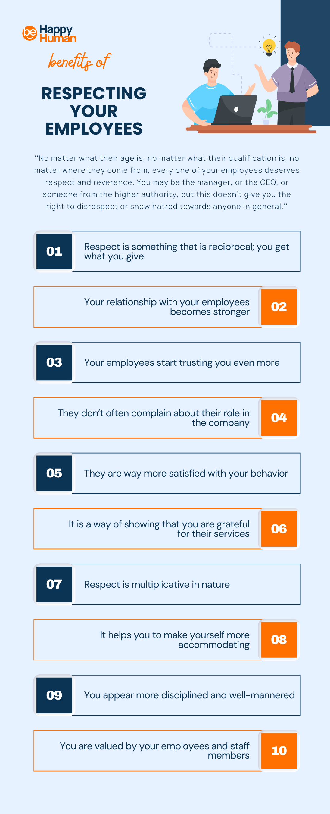 benefits of respecting your employee